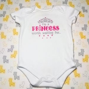 $2 Add-on Messy I'm A Princess Worth Waiting For... Tiara Jumper